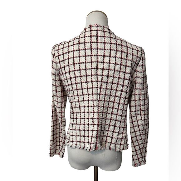 Zara plaid blazer, size L - Picture 3 of 4